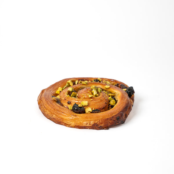 Earl Grey Raisin & Pistachio Escargot
