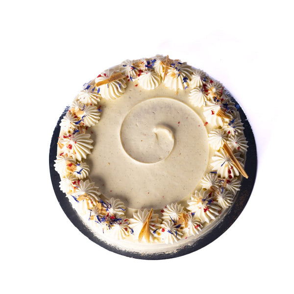 Lemon, Raspberry & Elderflower Cake