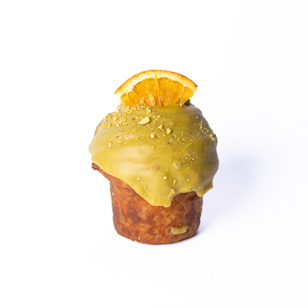 Burnt Orange & Pistachio Cruffin