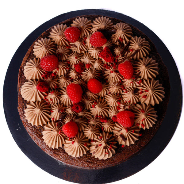 Flourless Double Baked Chocolate Cake
