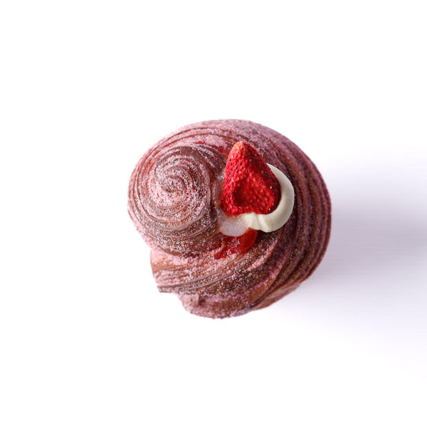Strawberries and Cream Cruffin