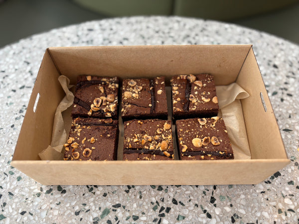 Mini Hazelnut Chocolate Brownie (6 pack)