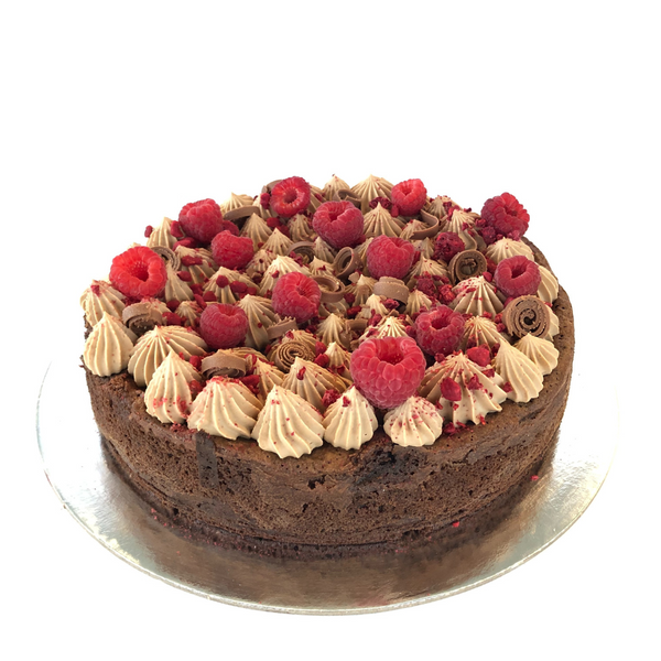 Flourless Double Baked Chocolate Cake